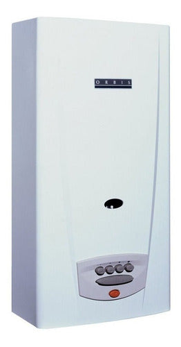 Calefón Orbis 315bbo Botonera C/ Encendido Manual Color Blanco Tipo De Gas Gn