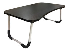 Mesa Bandeja Plegable Tm Desayuno Cama Madera Patas Abatibles Negra Negro