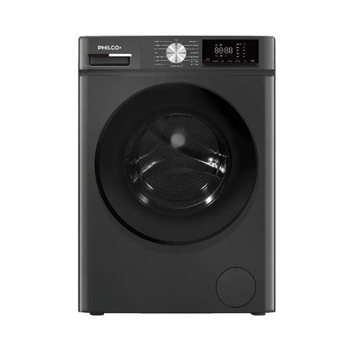 Lavarropas 11 Kg Carga Frontal Inverter Dark Grey Gris Oscuro
