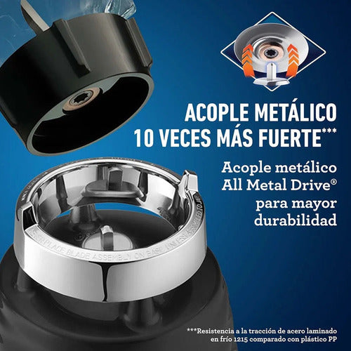 Oster Classic Blst4655 1.25 L - Negro - - Vidrio