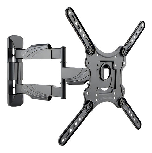 Soporte Tv Lcd Smart Brazo Movible 23 A 55 Onebox Ob-emc25 Color Negro