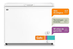 Freezer Horizontal Gafa Fghi300b-l Blanco Inverter