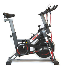 Bicicleta Fija Para Spinning Randers Arg-874sp-r 13kg H120kg Gris