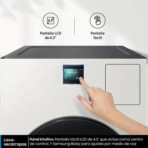 Lavasecarropas Samsung Wd22fb8690be Bespoke Ia 22kg Blanco