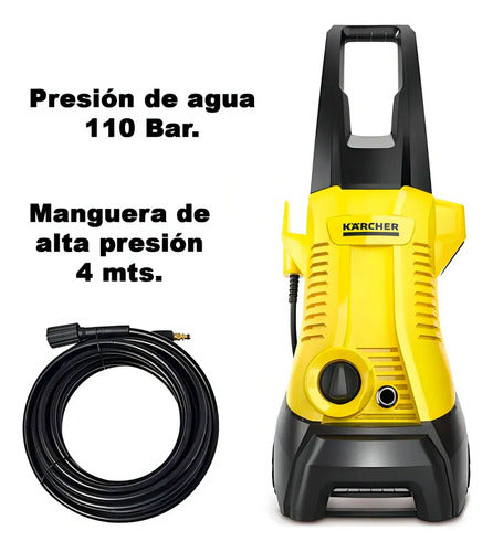 Hidrolavadora Karcher K2 1.994-046 De 110bar 280l/h 1200w Amarillo 50