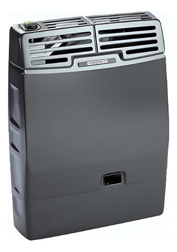 Calefactor Volcan Multigas 4000kcal Sin Salida Gris Oscuro