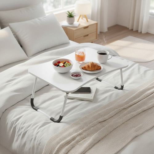 Mesa Bandeja Plegable Desayuno Base Notebook Para Cama