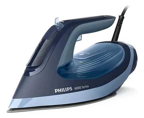 Plancha A Vapor Philips Serie 6000 Dst6120/20 2200w Azul Acero