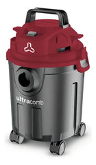Aspiradora Ultracomb As-4305 1200w 14 Lt Filtro Hepa Rojo/gris
