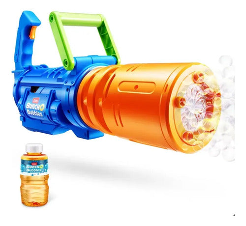 Pistola Lanza Burbujas Zuru Bunch O Bubble Tambor Giratorio Azul
