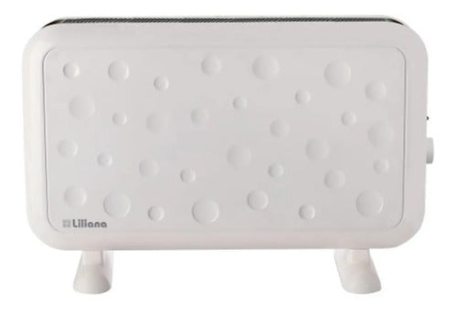 Calefactor Eléctrico Convector Liliana Cfb17 De 2000w Blanco/negro
