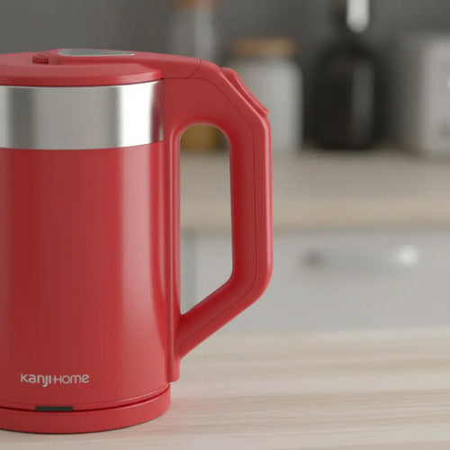 Pava Jarra Eléctrica Kanji Kjh-pe1500 Rápido Hervido Cye Rojo