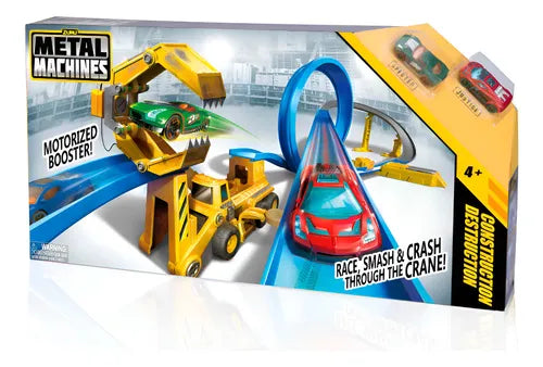 Set Pista Metal Machines Construction Destruction Zuru C Azul
