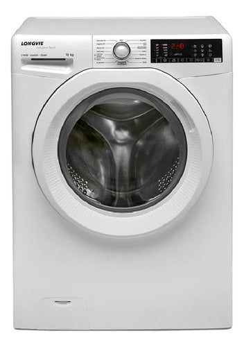 Lavarropas  Longvie Blanco L3w46dmb 10kg 1400rpm Inverter Blanco