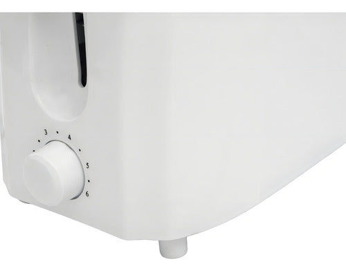Tostadora Kanji Tm800sec02 2 Rodajas 800w Reg Tiempo Color Blanco