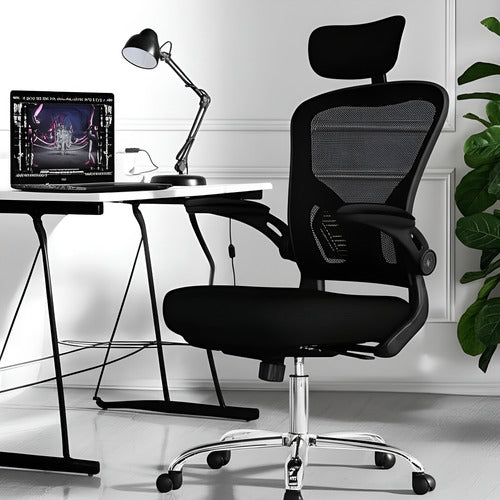 Silla Ejecutiva Tio Musa Mc-011 Gamer Ergonómica Negra Regulable En Altura Negro