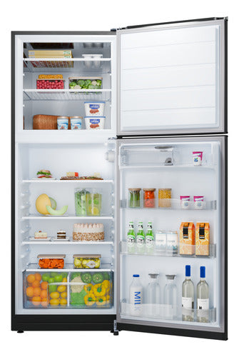 Heladera Con Freezer Drean Hdr400f41n Ciclica Dispenser Cs Negro