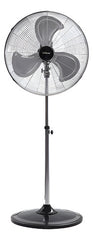 Ventilador Pie Liliana Vpc22 3 Velocidades 3 Aspas Metalicas 3 Plata Metal 55.88 Cm Negro/plata