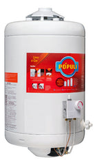 Termotanque De Gas Envasado Populi Ep53 De 51l Ge C/sup Blanco
