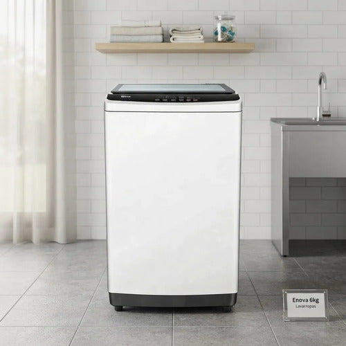 Lavarropas Carga Superior Automático Enova Le06s10bll 6kg Blanco