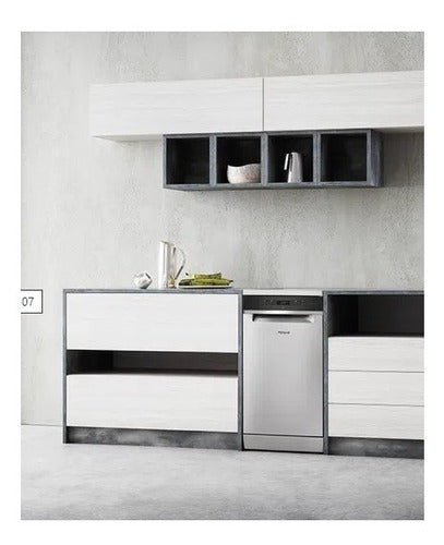 Lavavajillas Whirlpool Wsfo3t2 10 Cubiertos Acero Inox Color Acero Inoxidable