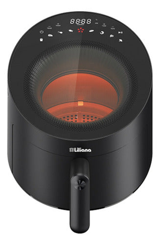 Freidora De Aire Liliana Lumifry 5l Color Negro