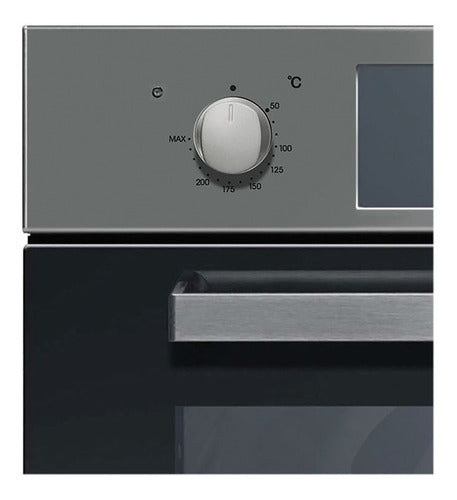 Combo Candy Horno Electrico Fcp605x + Anafe A Gas Chg6brwpx Plateado