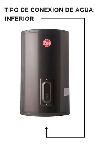 Termotanque Eléctrico Rheem  Tec085rh Gris Oscuro 85litross Gris Oscuro