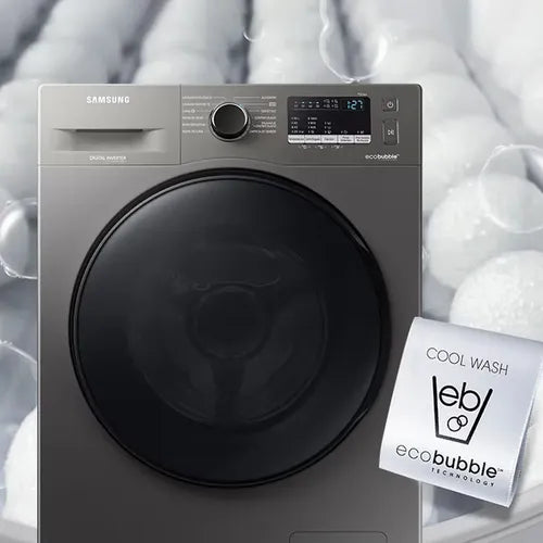 Lavarropas Automático Samsung Inverter Hasta 7kg Color Inox Ww70aa46bx