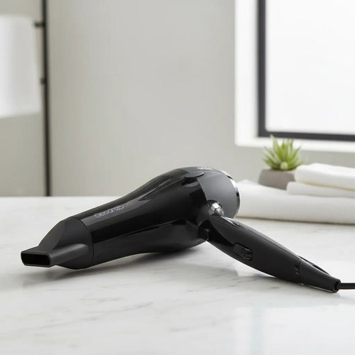 Secador De Pelo Ga.ma Eleganza Ion 2400w 3 Temp 2 Vel Negro