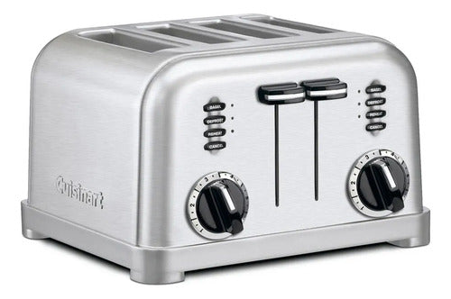 Tostadora Cuisinart Cpt180ar 4 Panes 1800w Gris