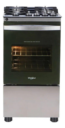 Cocina A Gas Whirlpool Wfo4vbr Inox 51cm Grill Eléctrico Acero Inoxidable
