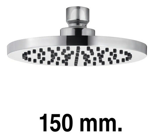 Griferia Ducha Articulada Fv 0126.pr0-15-cr De 150mm Cromo