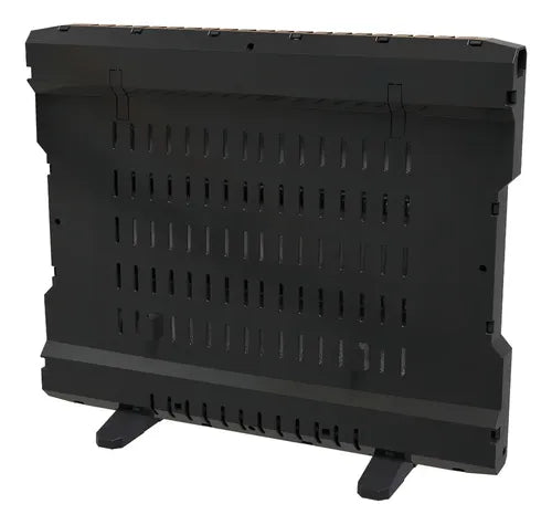 Calefactor Halógeno Liliana Infratec Ci650 Negro Con Protección Por Sobrecarga
