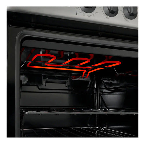 Cocina A Gas Longvie 19501b 56cm Blanco Encendido Una Mano