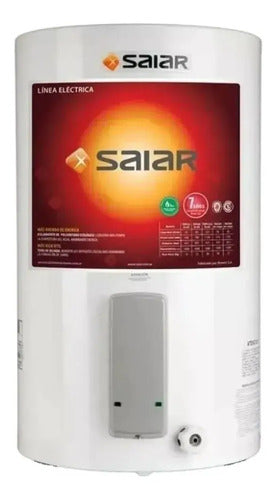 Termotanque Eléctrico Saiar Tecc085 Blanco 85l Css Blanco