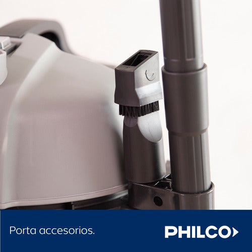 Aspiradora De Tacho Philco 1200w Aspira Liquidos Color Plateado/gris