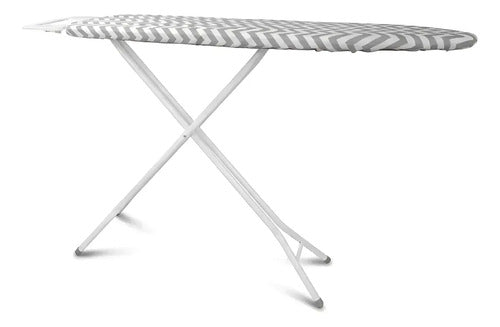 Tabla De Planchar Plegable 128 x 88cm de 6 Alturas Porta Plancha