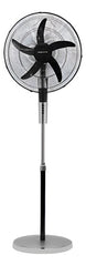 Ventilador Pie 20 Kanjihome Fh2012 Control Remoto 95w 1,60m 50.8 Cm 50hz 60hz Plateado Negro Plástico 5
