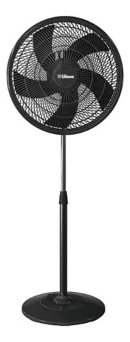 Ventilador Pie 20 Liliana Vp20p Negro 90w 3 Vel 5 Aspas C 50.8 Cm Negro Negro Plástico 5