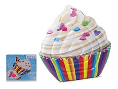 Colchoneta Inflable Intex Para Pileta Cupcake 58770 142x135 Cm