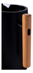Jarra Termo Con Manija De Madera Pico Vertedor 1 Litro Negro Negro