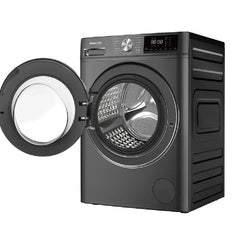 Lavarropas 11 Kg Carga Frontal Inverter Dark Grey Gris Oscuro