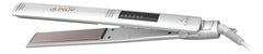 Planchita Pelo Ga.ma Elegance Lino Led Blanca Ceramic Ion C Blanco