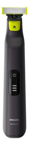 Afeitadora Philips Oneblade Pro Qp6532/10 Recorta Afeita Cts Negro