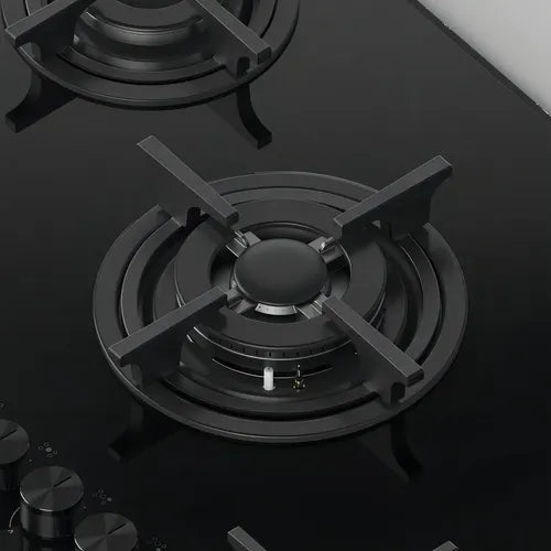 Anafe Multigas Electronico 5 Hornallas Ormay Onix Black Color Negro