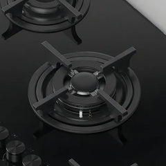 Anafe Multigas Electronico 5 Hornallas Ormay Onix Black Color Negro