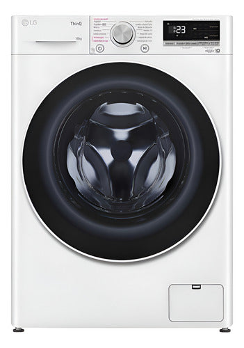 Lavarropas Carga Frontal LG Wm10wvc4s6 Blanco Inv Ai 10kg Cs