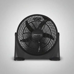 Ventilador De Piso Turbo Kanji Kjh-fh1405 Con 5 Palas 35.56 Cm 50 Negro Plástico 5