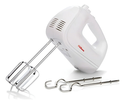 Batidora Manual Liliana Shake Rapimix Ab103 450w 5 Vel Turbo Blanco 50 Hz X 60 Hz